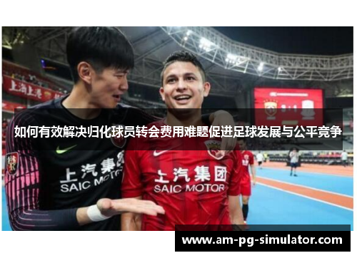 如何有效解决归化球员转会费用难题促进足球发展与公平竞争 如何有效解决归化球员转会费用难题促进足球发展与公平竞争